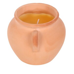 Rustic Terracotta Citronella Candle For Outdoor Charm