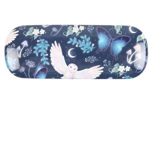 Night Flight Owl Print Hard Shell Glasses Case