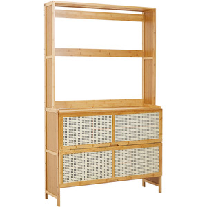Wooden Entryway Shoe Storage