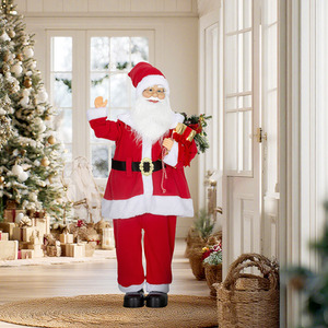 HOMCOM Life Size Animated Sant