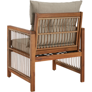 Garden Furniture Eivissa, 2 Chairs, Side Table, Cushions, Elegant Rope Design