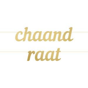 Chaand Raat Letter Banner