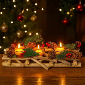 Christmas Tealight Candle Holder Decoration