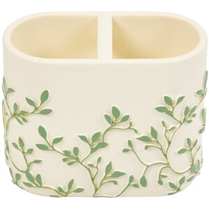 Sage Botanical Toothbrush Holder