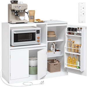CUSTOS Collection - Kitchen Sideboard, Storage Cabinet with Worktop