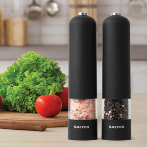Salter Matte Electronic Mill Set