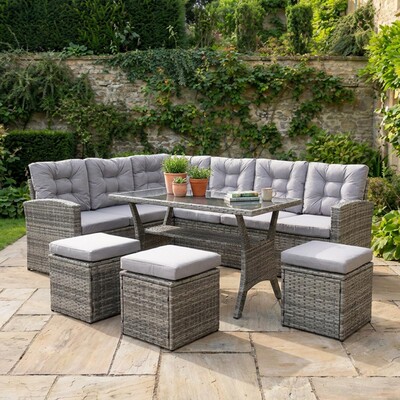 Grey New Jersey 9 Seater Sofa Set