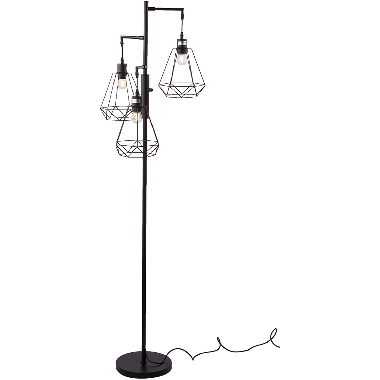 Image of Modern Industrial Style 3-Head Floor Lamp&hellip;