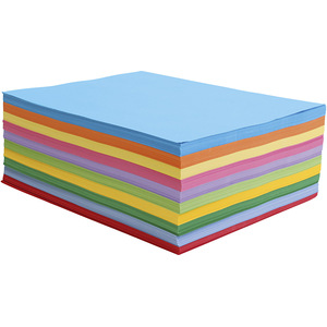A4 Assorted Colours Coloured Craft Paper 80gsm 1000 Sheets