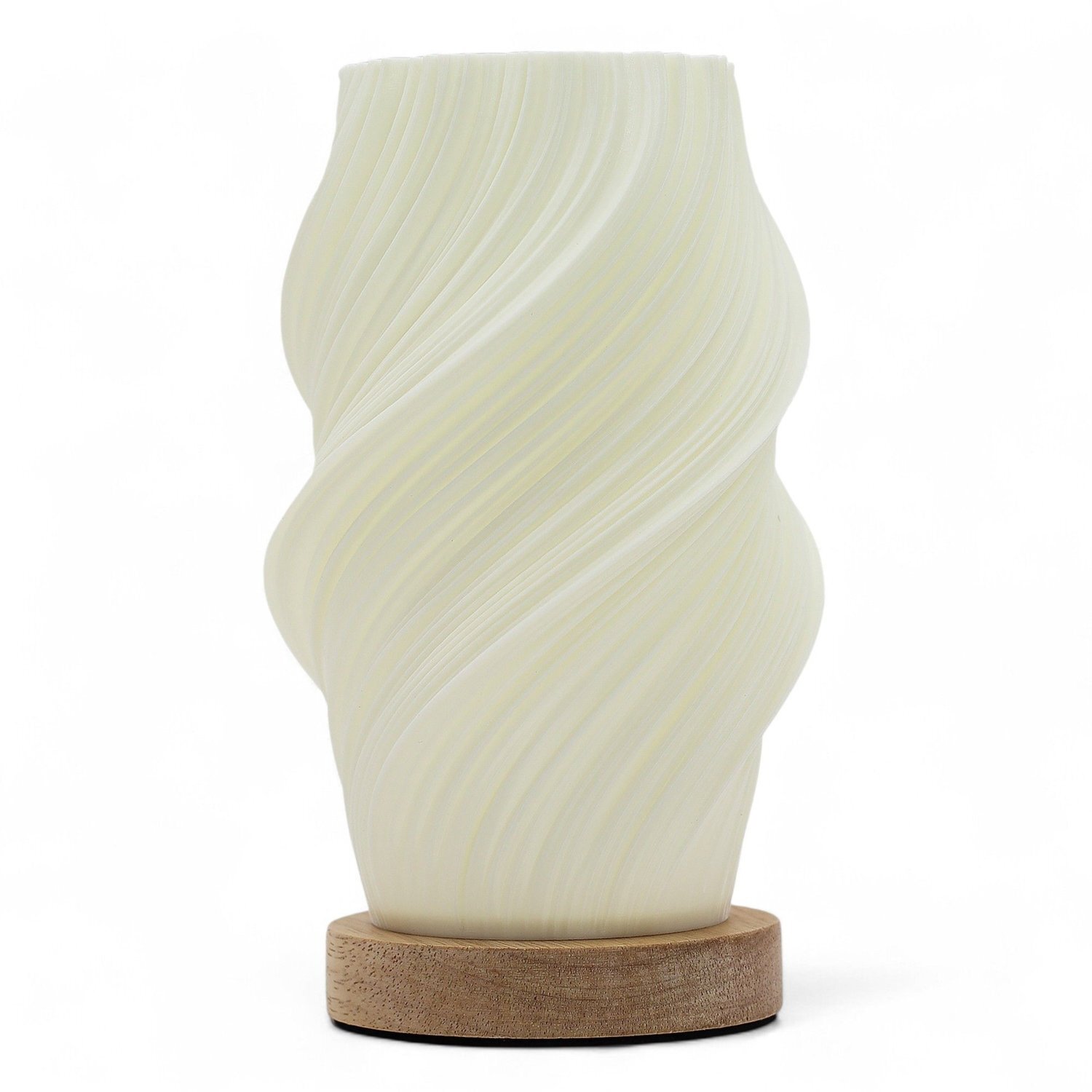 Cloud Twisted Usb Lamp Brightness Settings Modern Design - Off White