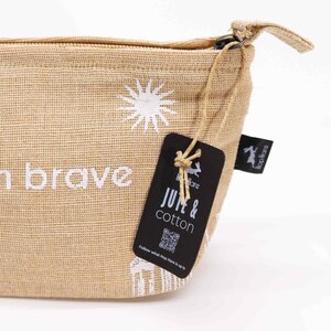 Hop Hare Pouch Eco Friendly Jute Gift Inspiration Bag