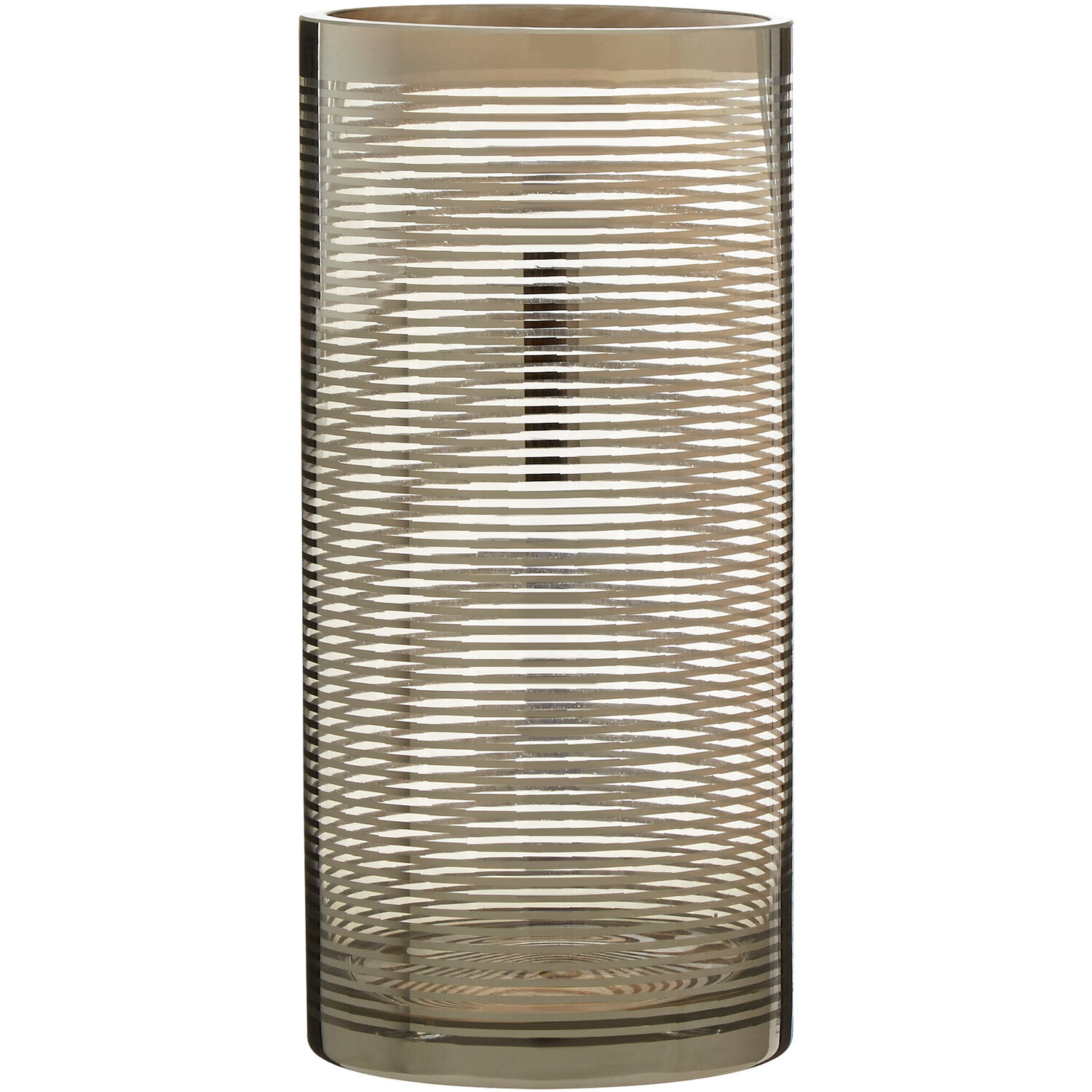 Bree Amber Glass Vase - Glass 100%