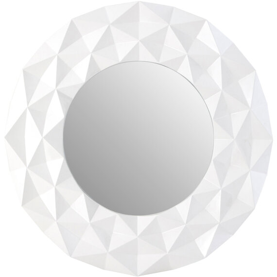 Athena Small Round Wall Mirror With Gold Frame