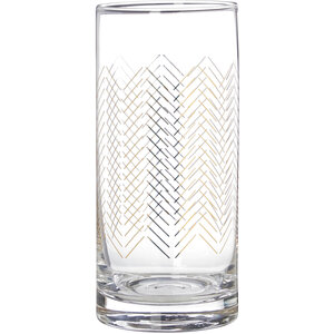 Set Of Four Jazz Highball Glasses