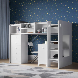 Wizard High Sleeper Cabin Station White
