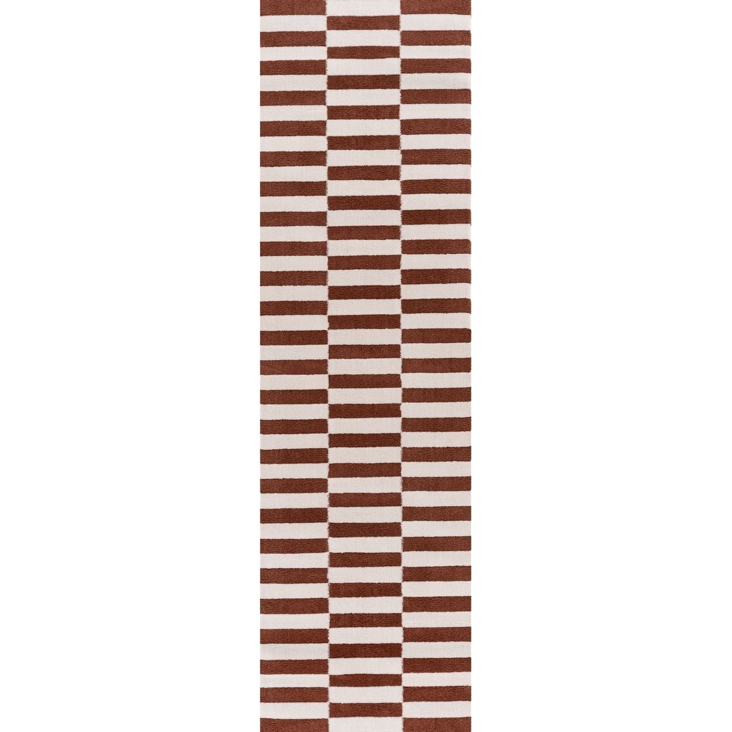 The Rugs Loft Striped Terra Rug - 80X300 Cm - Image 3