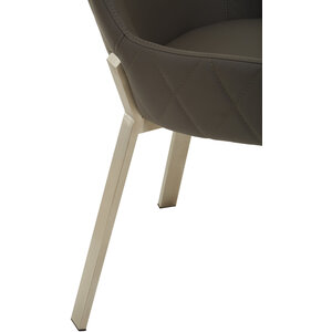 Gilden Grey Faux Leather Dining Chair