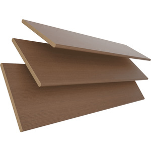 Dark Oak / 195 50mm Slat Real Wood Venetian Blind With Strings 120cm Drop shot 14608379
