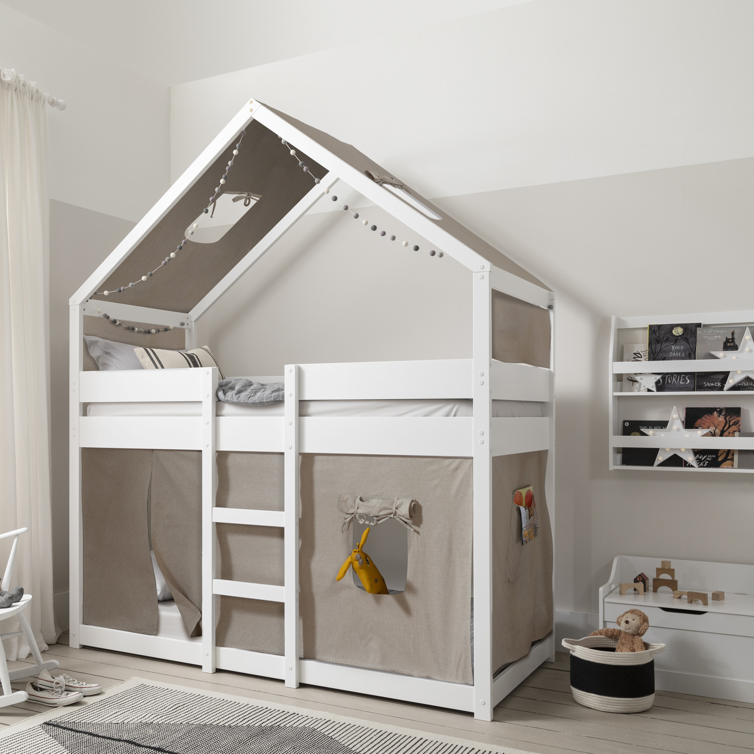 Canvas Tent For Sofie Bunk House Cabin Bed - Natural