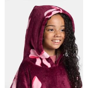 OHS Adults Bow Print Hoodie Blanket