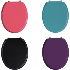 Brooks Matte Black Toilet Seat