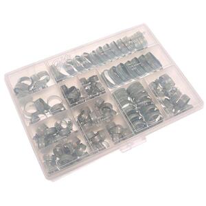 Jubilee Workshop Pack 143 Assorted Hose Clips (Mild Steel)