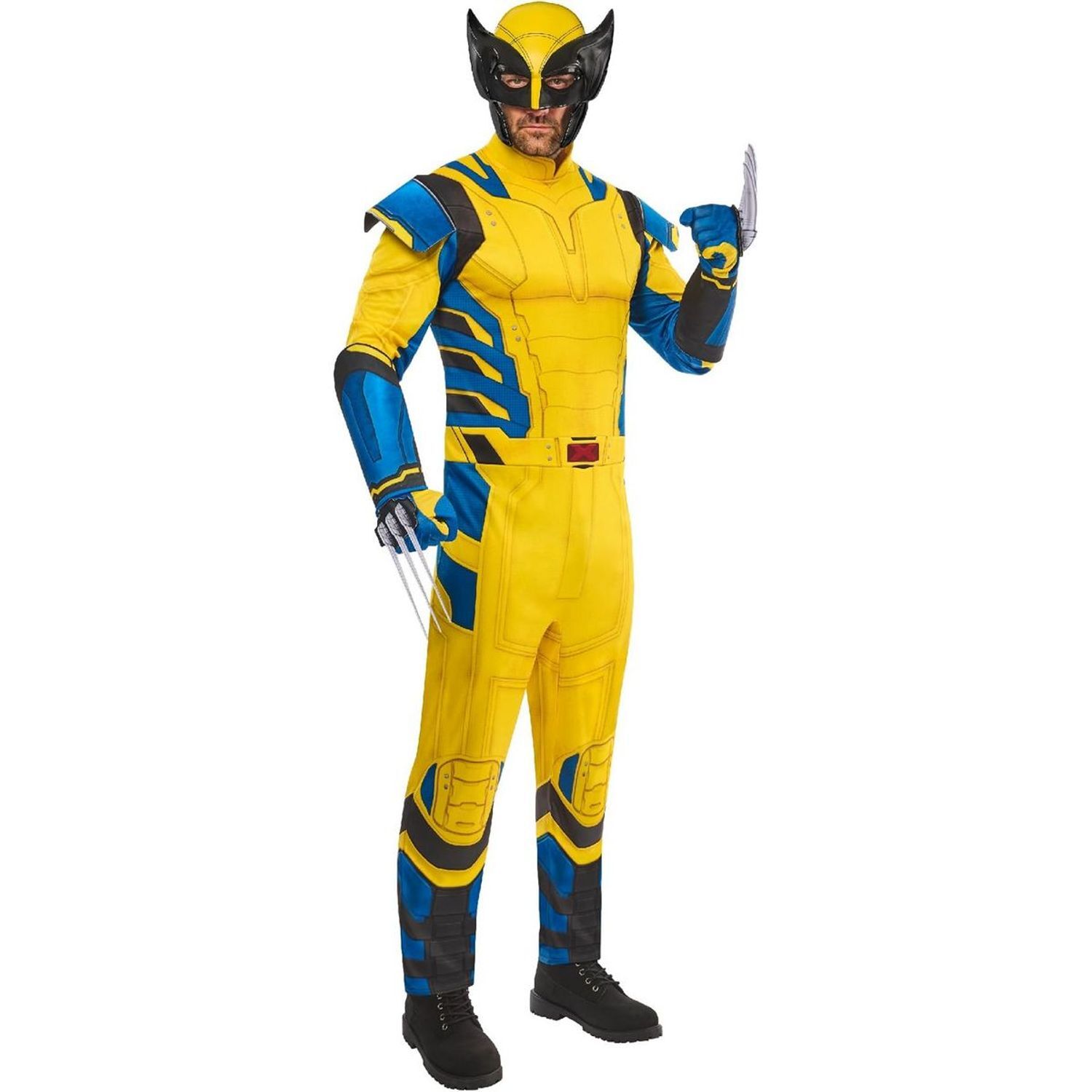 Wolverine Unisex Adult Costume - Yellow/Blue