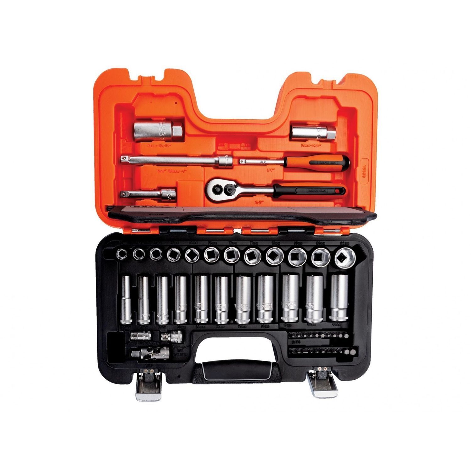 Bahco S330l 3/8In Deep Drive Socket Set, 53 Piece - Multi Colour