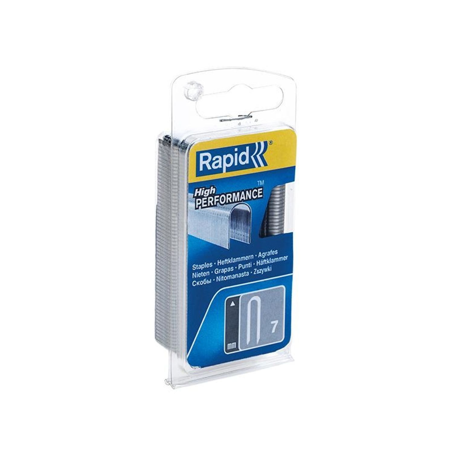 Rapid 7/12Mm Cable Staples (Narrow Box 960) - Multi Colour
