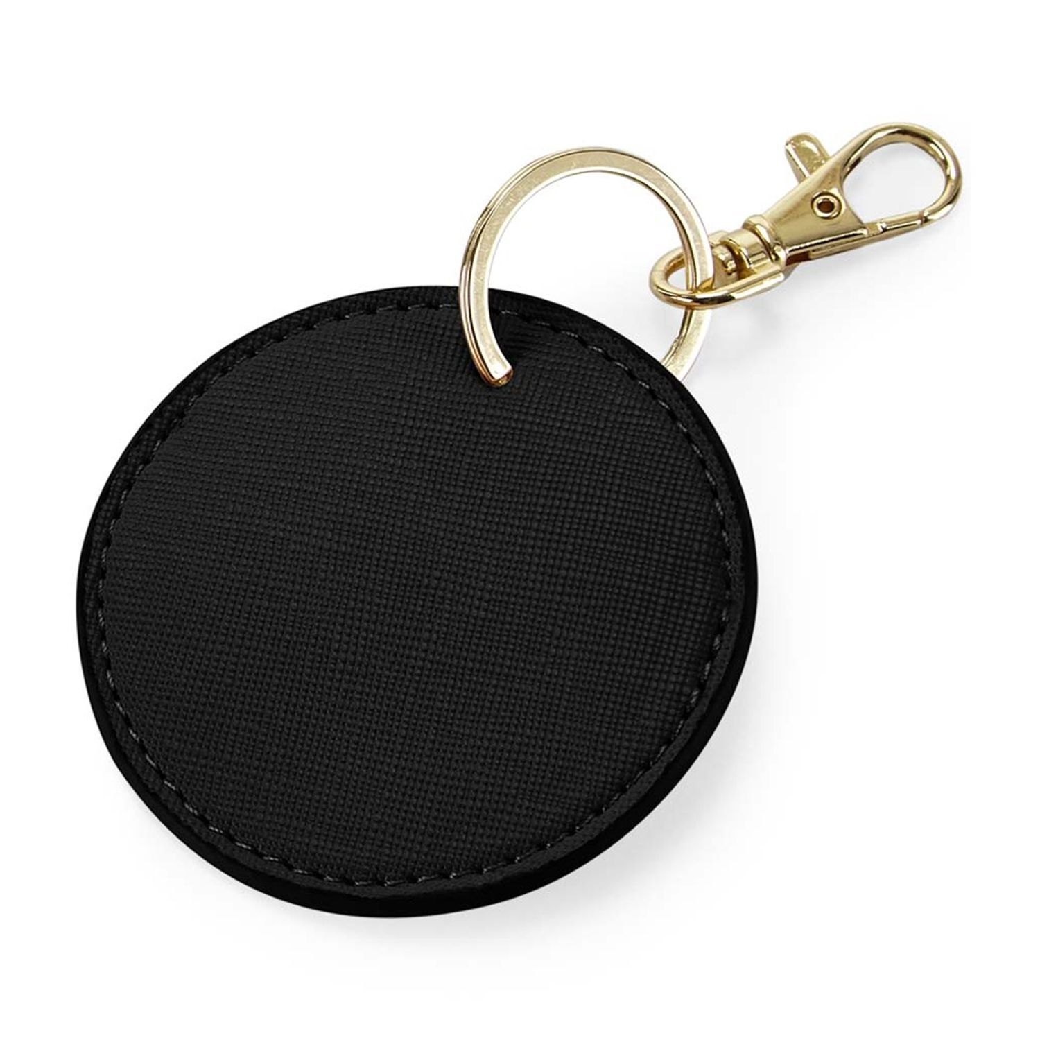 Bagbase Boutique Circular Key Clip - Black
