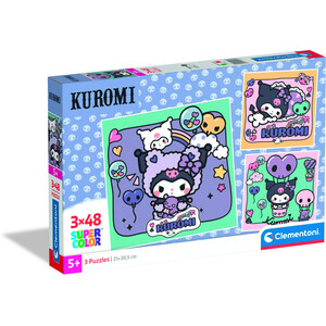 Kuromi 3 x 48 Piece Puzzle Set
