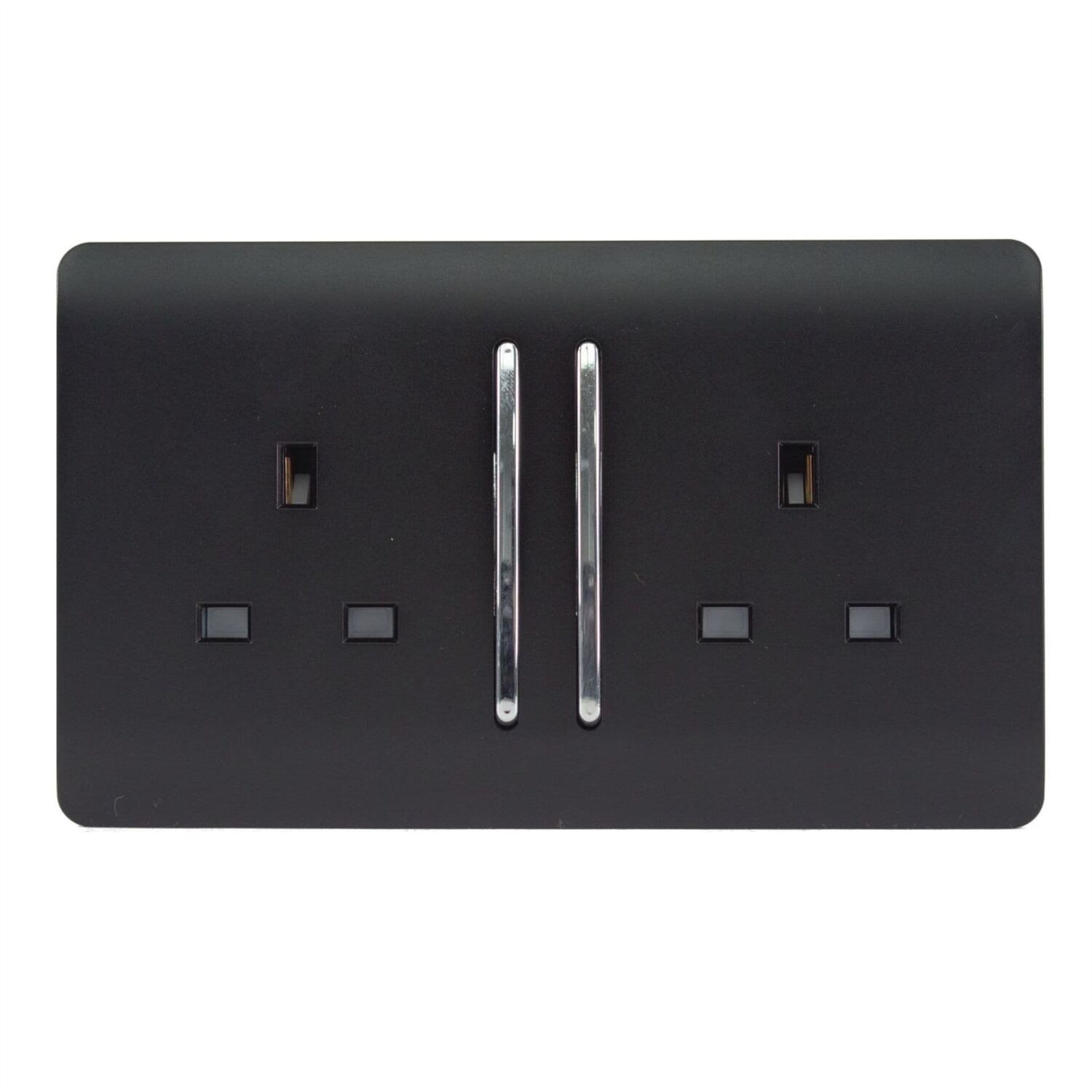 Trendi Switch 2 Gang 13 Amp Switched Plug Socket