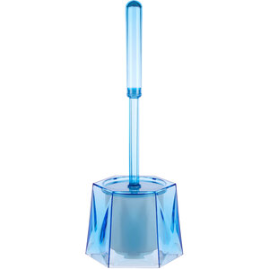 Dow Blue Acrylic Toilet Brush Holder