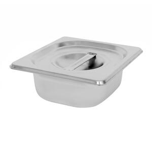 Stainless Steel Gastronorm Container with Lid 1/6 1L
