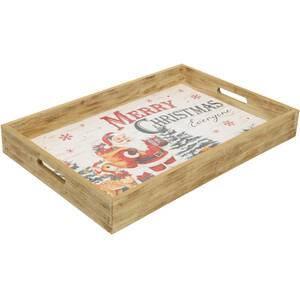 Retro Christmas Decorative Tray