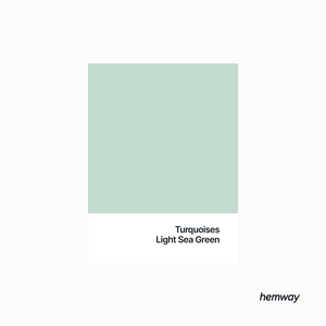 Hemway Chalk Paint Flat Matt Light Sea Green 1L