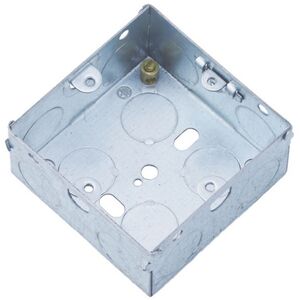 Dencon Securlec 1 Gang Metal Box (Pack of 10)