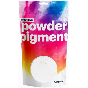 Hemway Grout Powder Pigment Dye Metallic Chalk White 50g