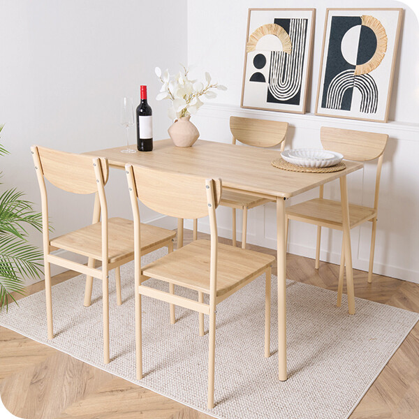 dining room table and chairs