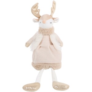 Cute Shelf Sitting Reindeer Decoration
