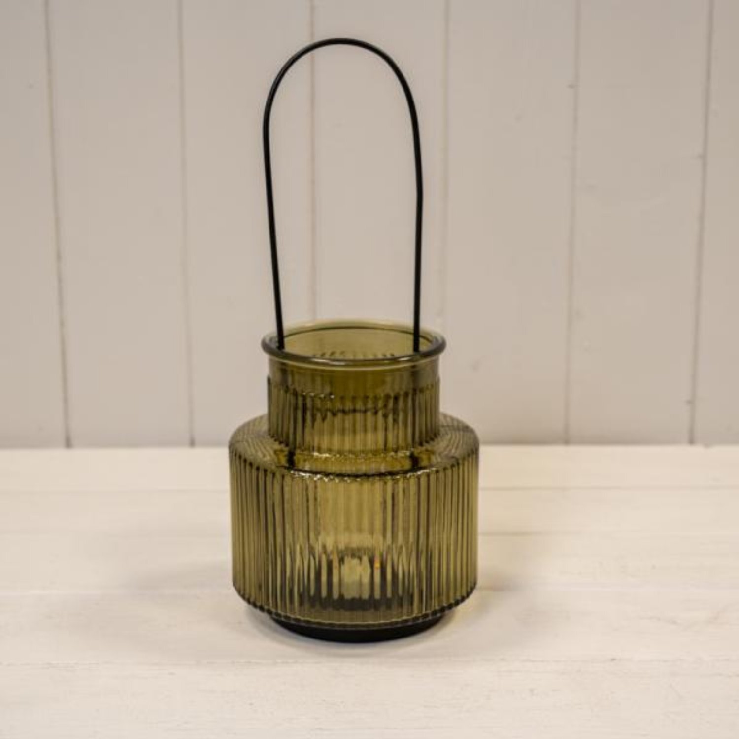 Kdmd Olive Green Candle Holder Large - Olive
