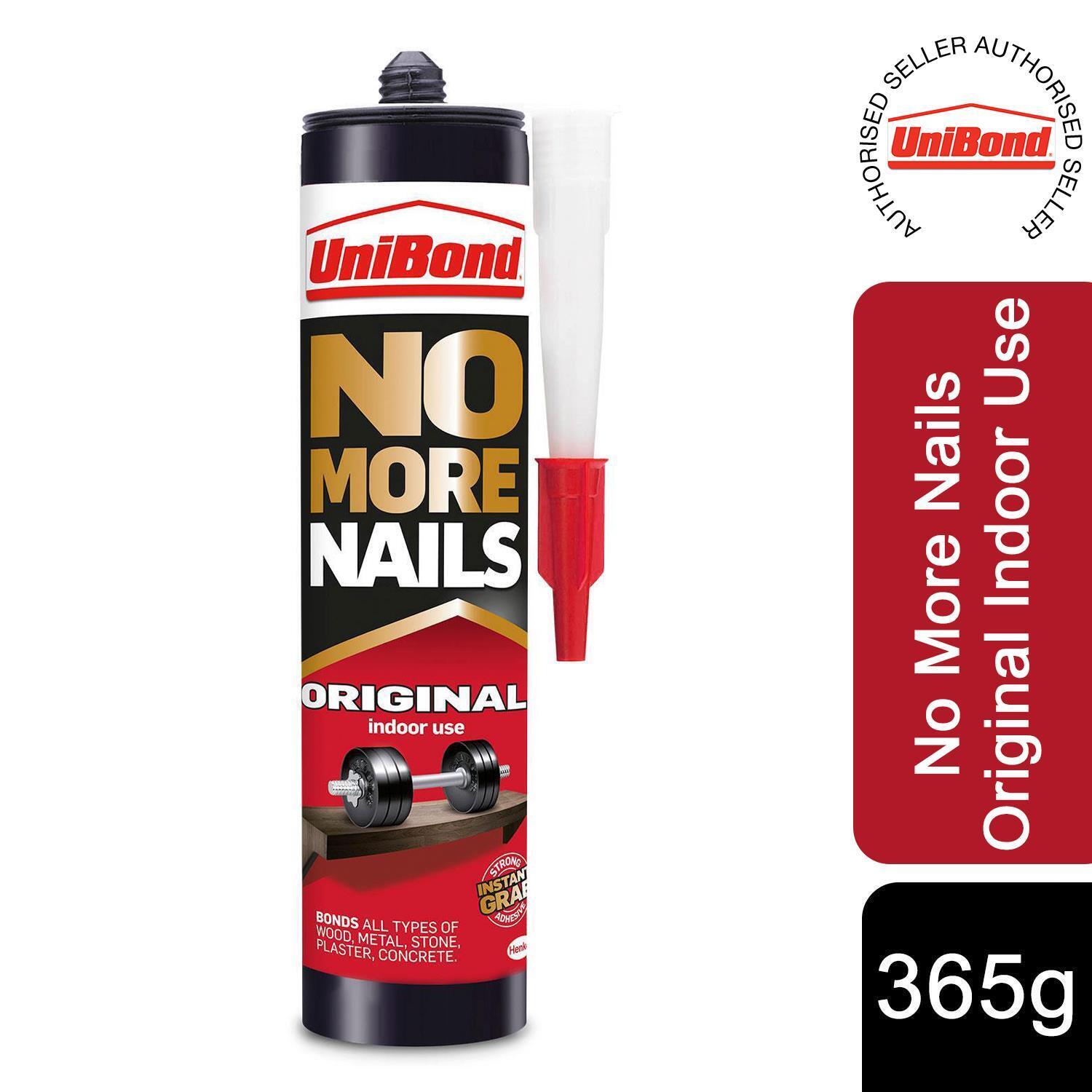 Unibond No More Nails Original Grab Adhesive - 365g - Heavy Duty, Solvent-Free, Interior Use - Image 16
