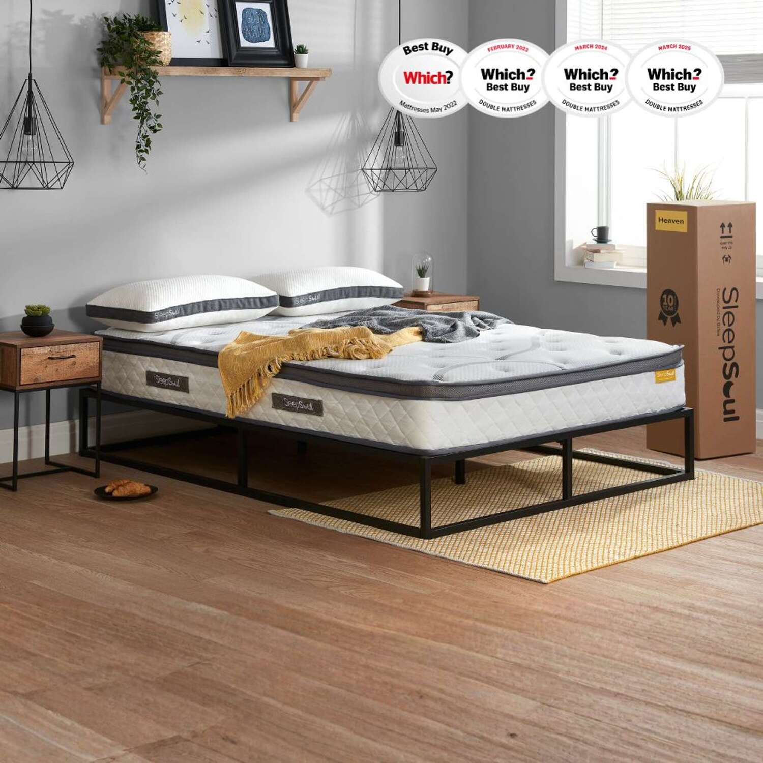 Sleepsoul Double Heaven Mattress - White