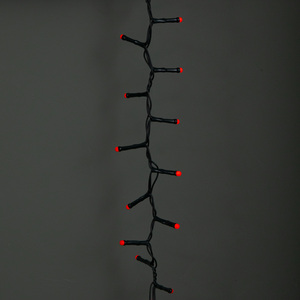9m 360 LED Battery Operated Christmas BerryBrights String Lights in Red
