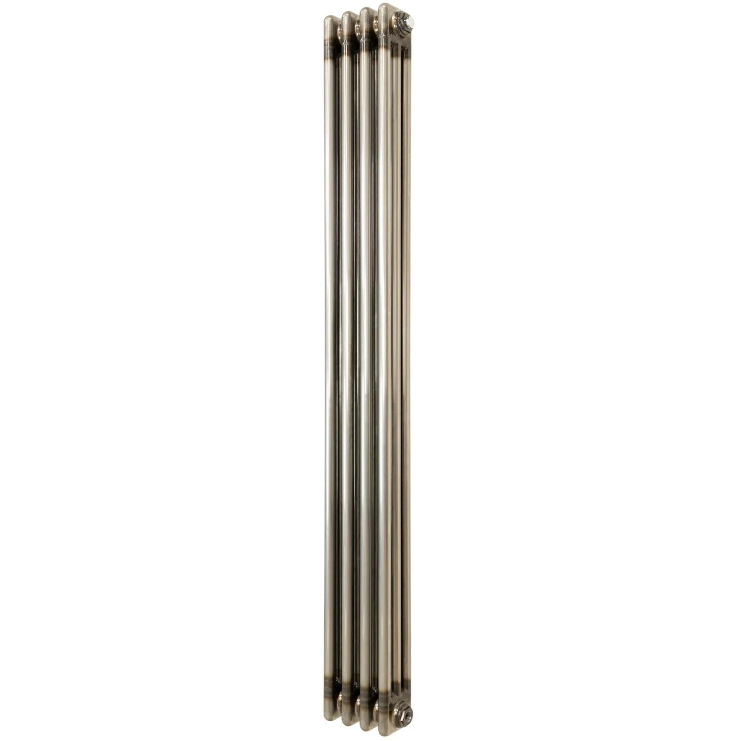Monstershop Traditional 3 Column Radiator - 1500 x 200mm - Raw Metal in Silver - Image 3