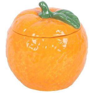 Something Different Orange Candle Jar