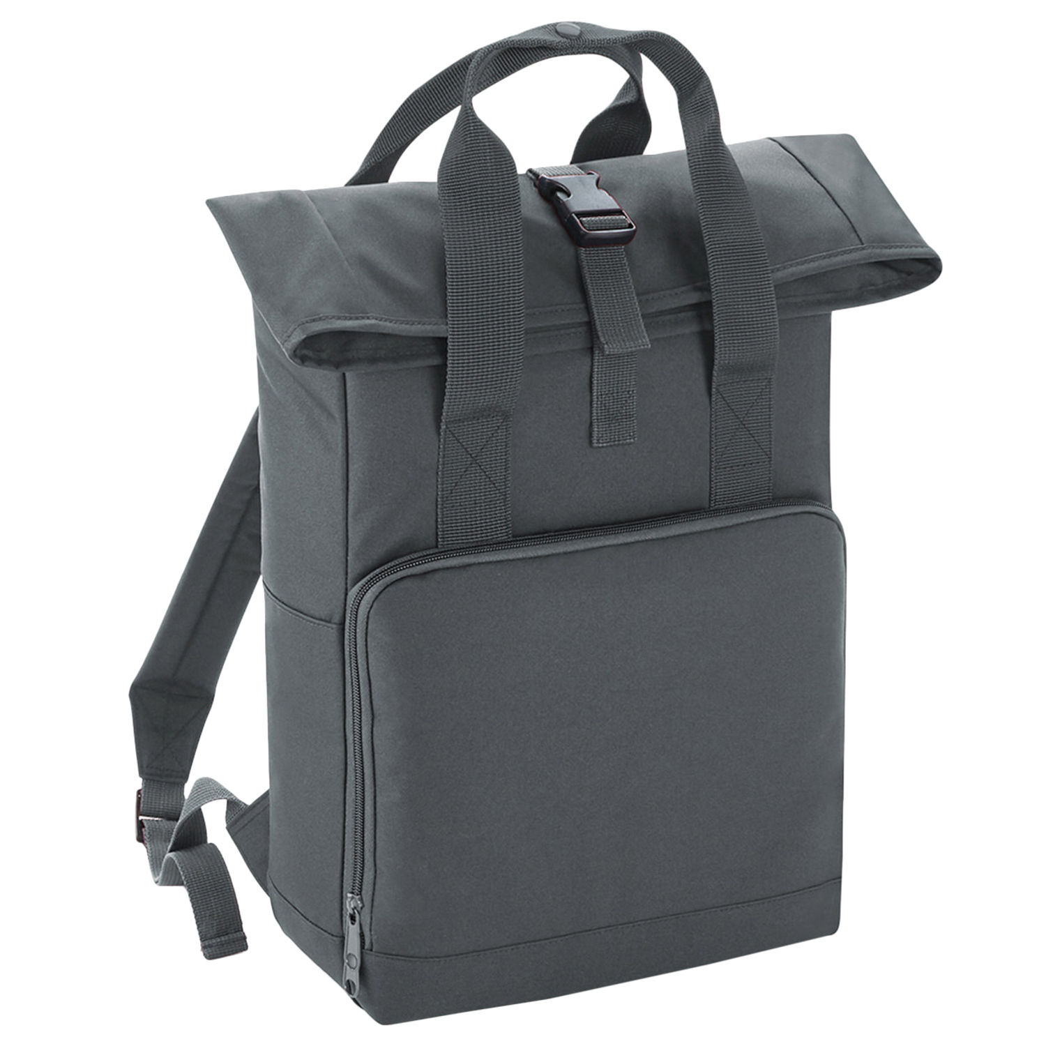 Bagbase Twin Handle Roll-Top Backpack - Graphite Grey