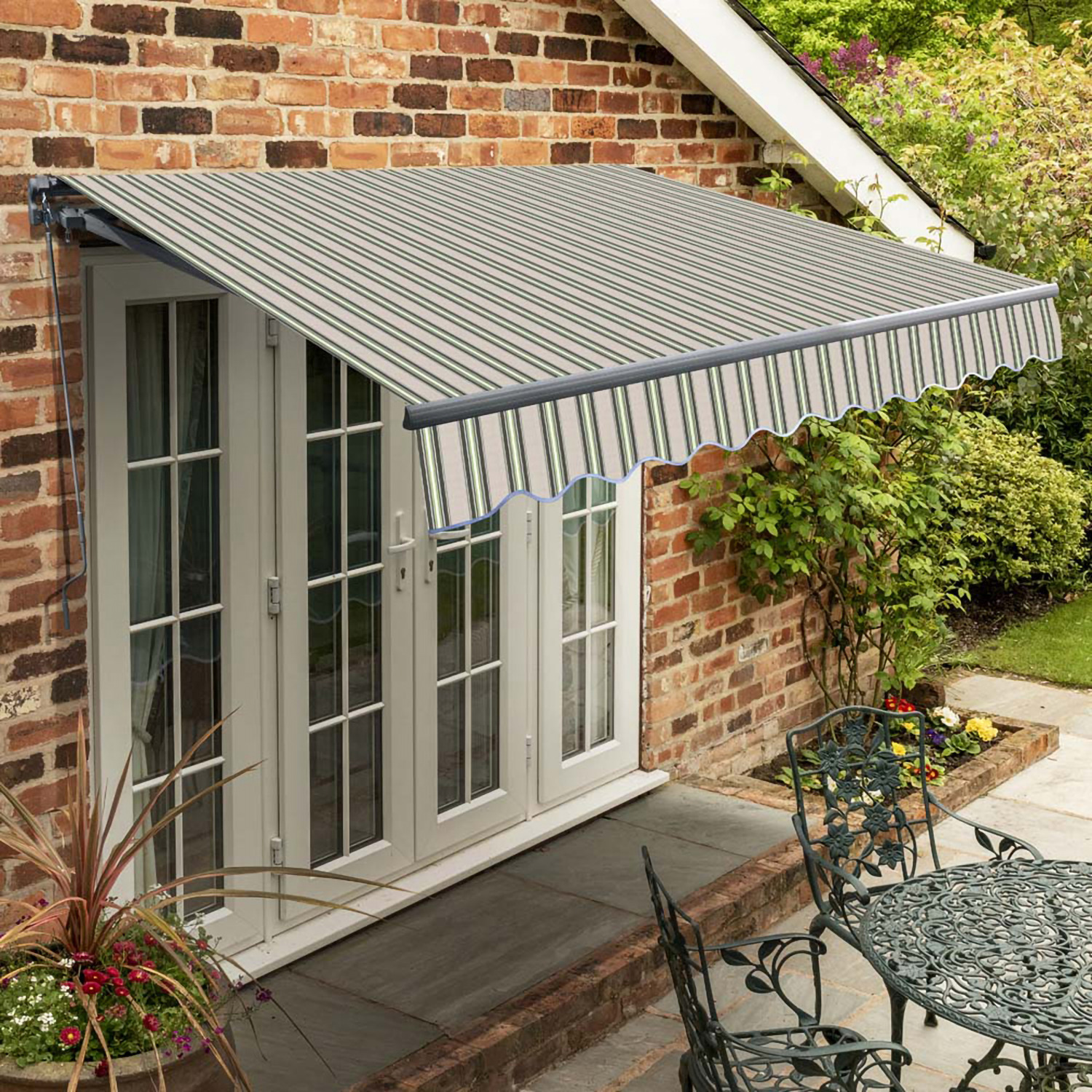 Image of Patio Awning Charcoal Frame Manual -&hellip;