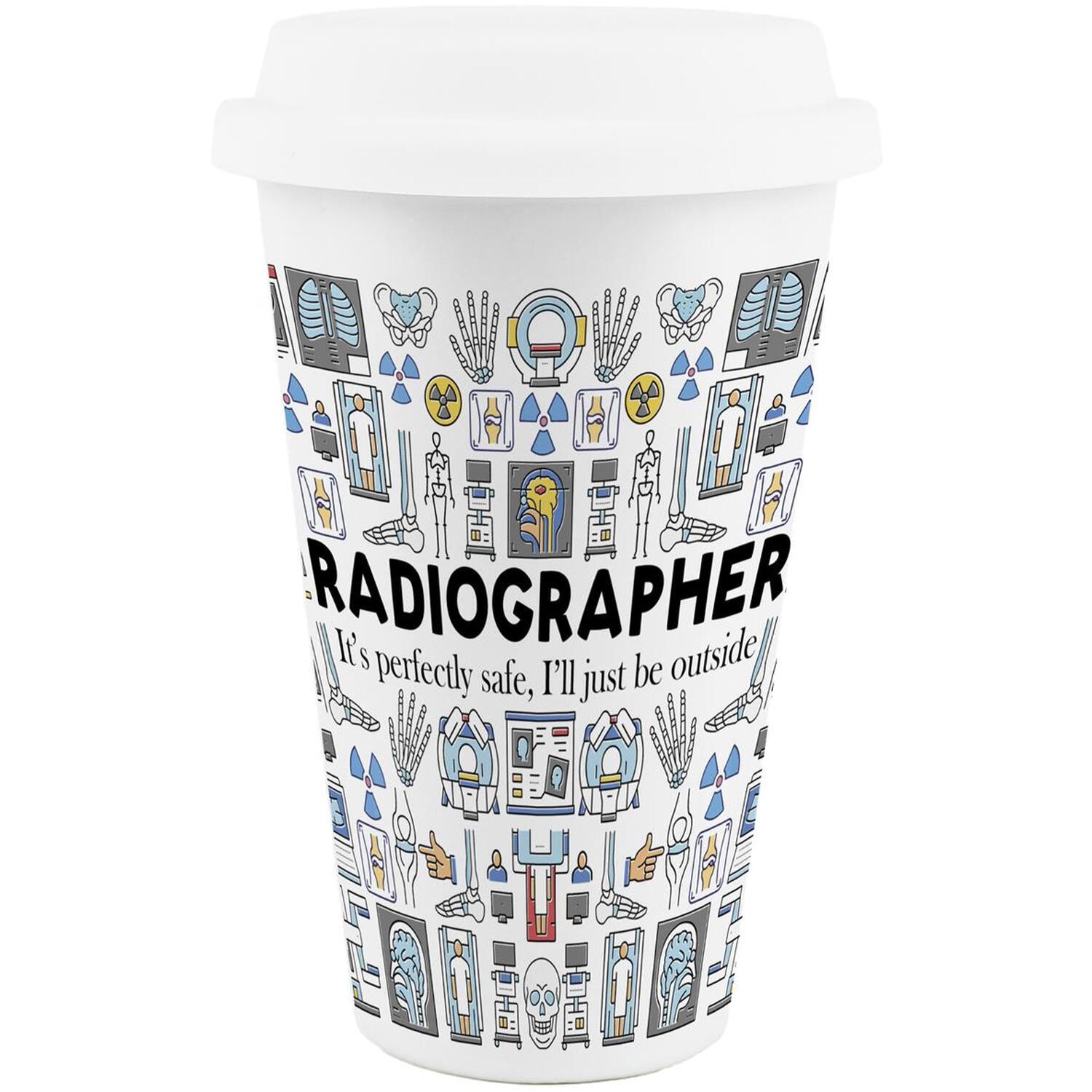 Image of Novelty Radiographer Ceramic Travel Mug -&hellip;