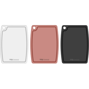 Rockingham Forge Greenworks White, Red and Black Chopping Board Set